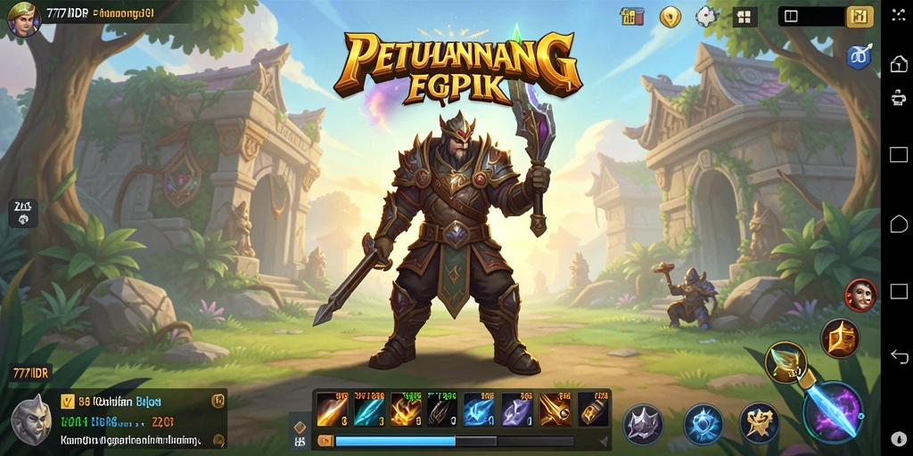 Gameplay menarik dalam dunia RPG yang luas.