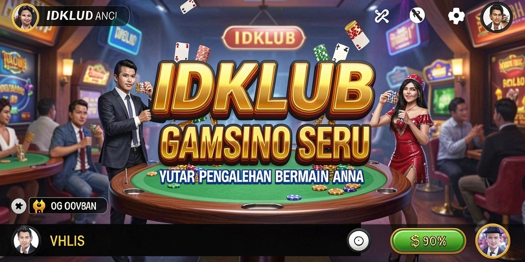 Tangkapan layar permainan IDKLUB menampilkan aksi seru permainan Kasino.