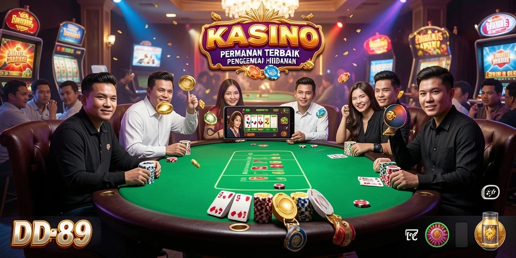 Tampilan menarik permainan Kasino di IDR89 dengan suasana mendebarkan.