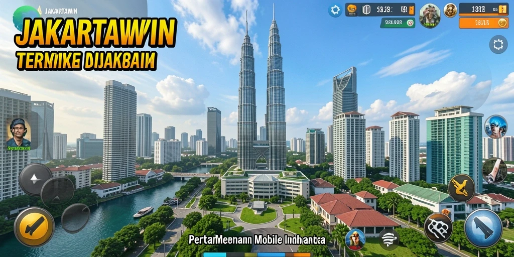 Gameplay seru pertahanan menara di JAKARTAWIN dengan strategi gagal dan sukses.