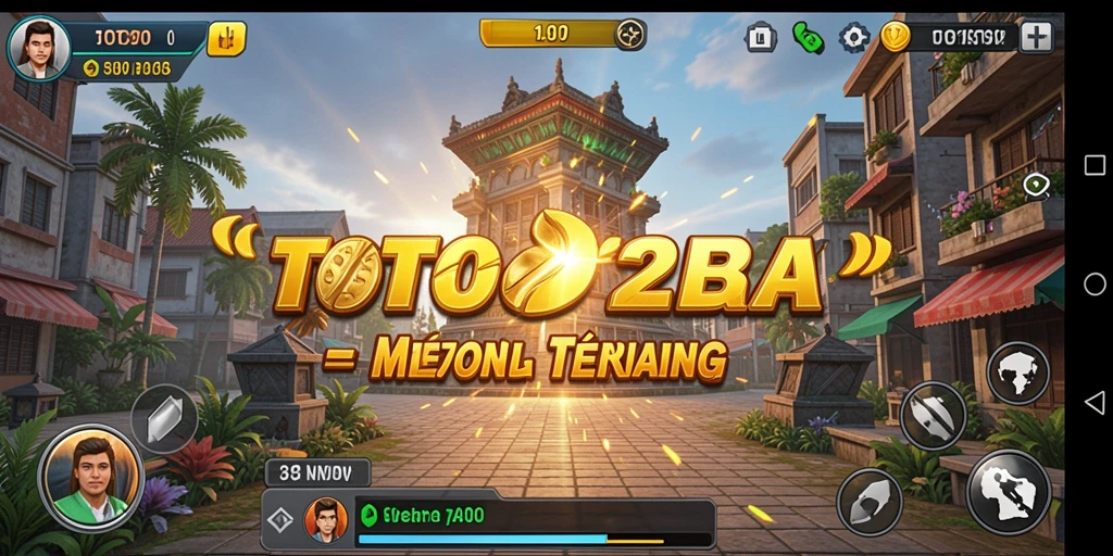Tampilan gameplay TOTO20 yang mengasyikkan dengan strategi menara.