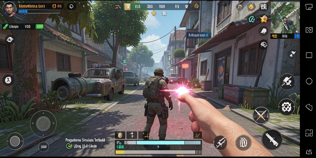 Screenshot gameplay V89 yang menggambarkan momen seru dalam simulasi.